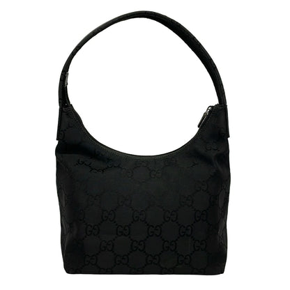 Gucci Shoulder Bag GG Pattern Black Leather — view 3
