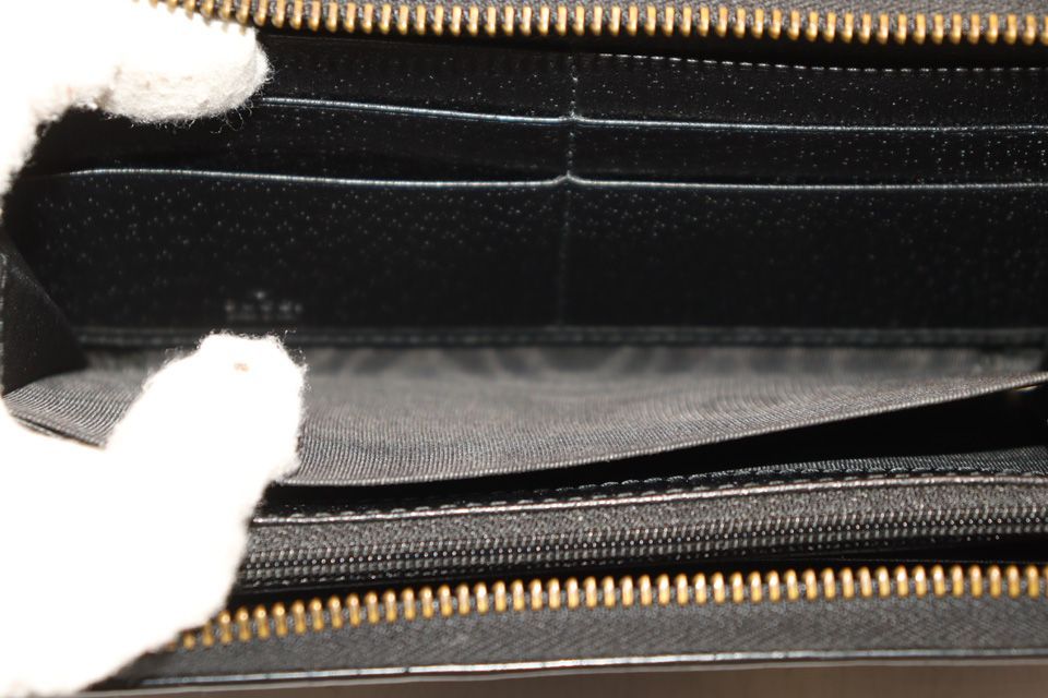 Gucci Bee & Star Leather Zip Around Wallet — view 6