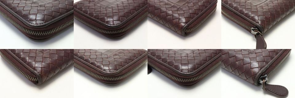 Bottega Veneta Intre Croco Leather Zip Around Wallet — view 9