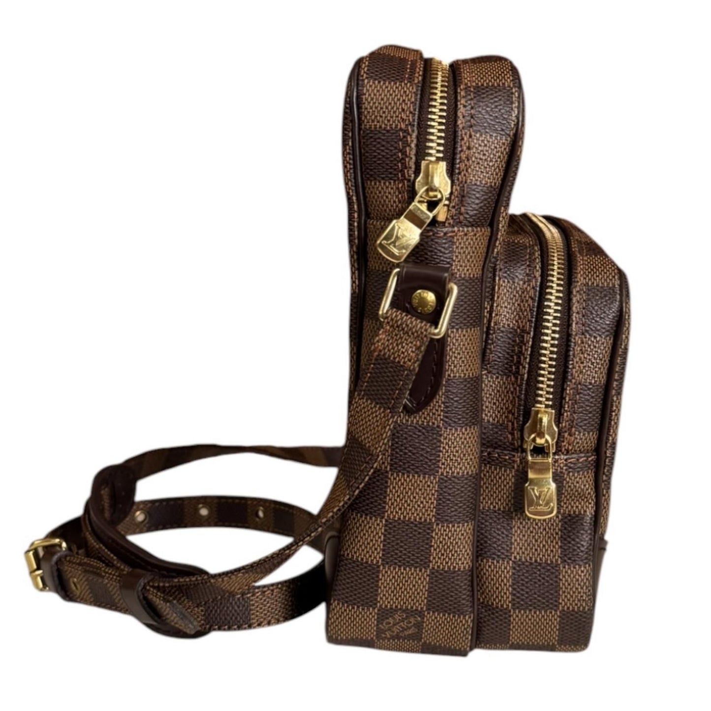 Louis Vuitton Amazon Damier Shoulder Bag Damiercanvas Brown Second — view 4