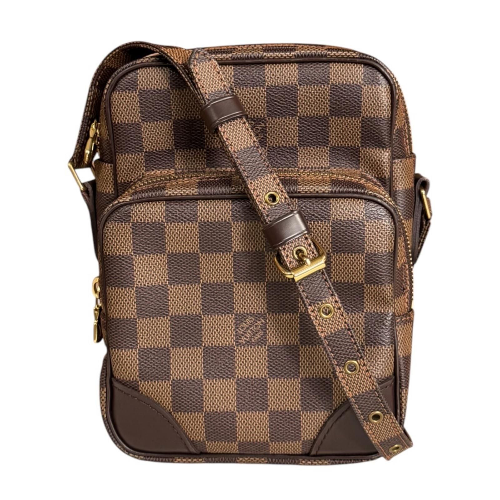 Louis Vuitton Amazon Damier Shoulder Bag Damiercanvas Brown Second