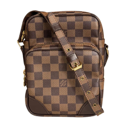 Louis Vuitton Amazon Damier Shoulder Bag Damiercanvas Brown Second