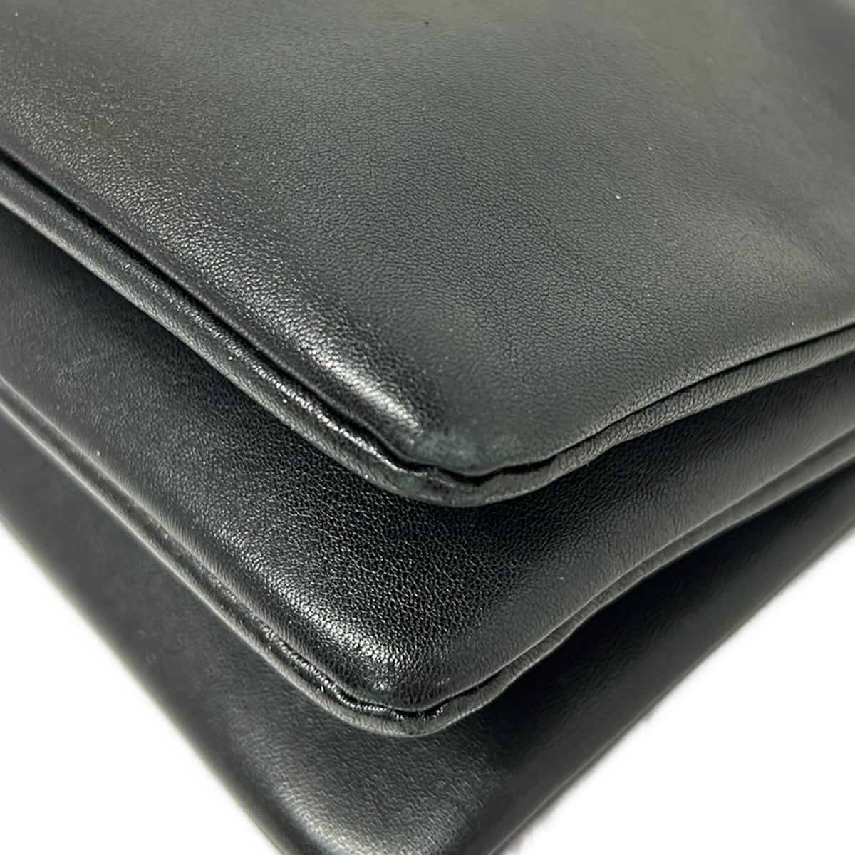 Celine Shoulder Bag Trio Black Crossbody Leather — view 6