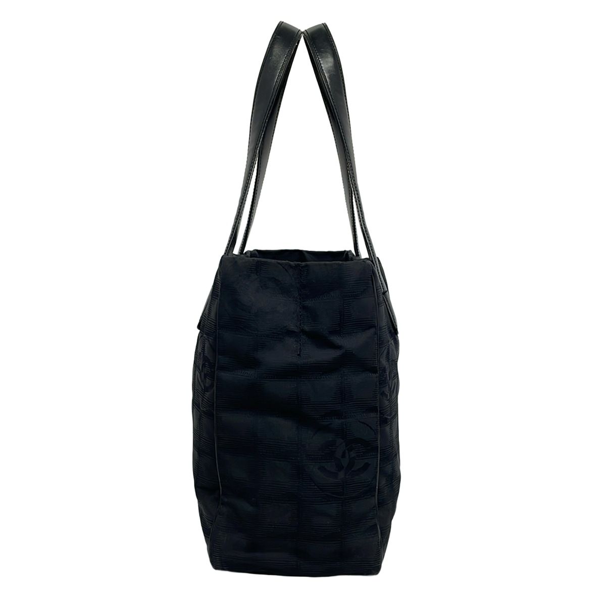 Chanel Tote New Travel Line PM Black Leather — view 2