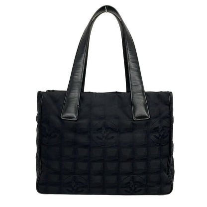 Chanel Tote New Travel Line PM Black Leather — view 3