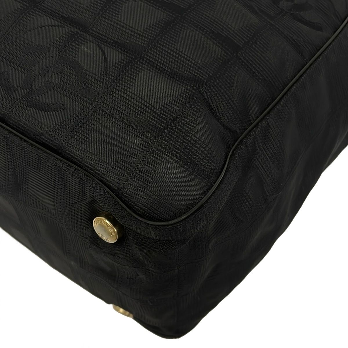 Chanel Tote New Travel Line PM Black Leather — view 6