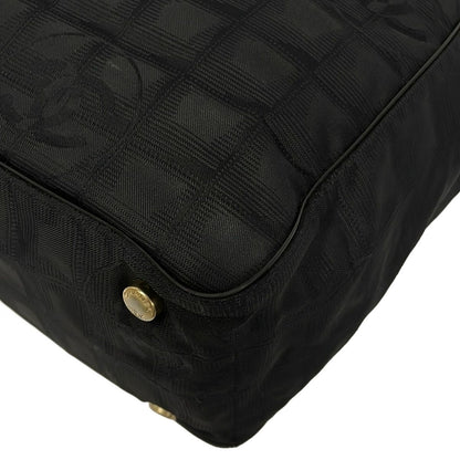 Chanel Tote New Travel Line PM Black Leather — view 6