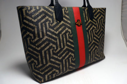 Gucci GG Carre Ido Bee Supreme Canvas Tote — view 4