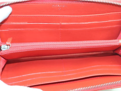 Chanel Lambskin Quilted Zip Around Wallet — view 5
