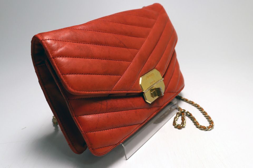 Chanel Stitch Leather Chain Shoulder — view 4