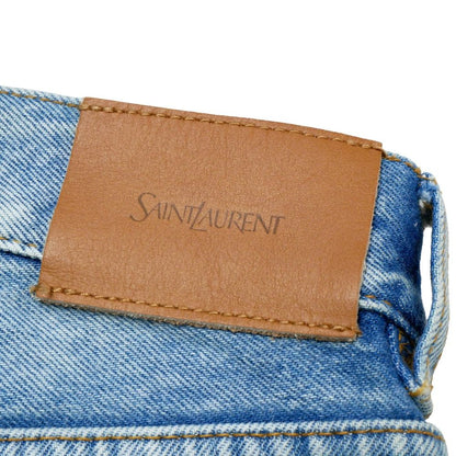 Saint Laurent Denim Pants 26 Straight Jeans — view 9