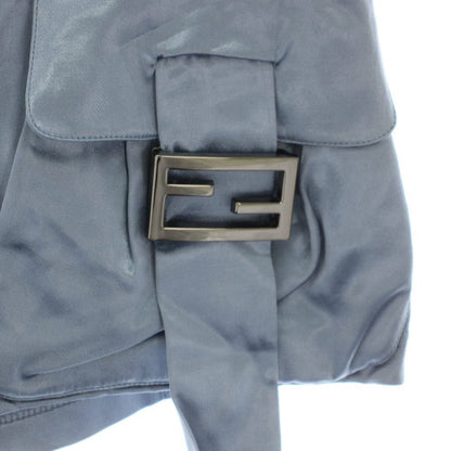 Fendi Cargo Pocket Mini Skirt Trapezoid Zucchini Plate 40 Light Blue — view 5