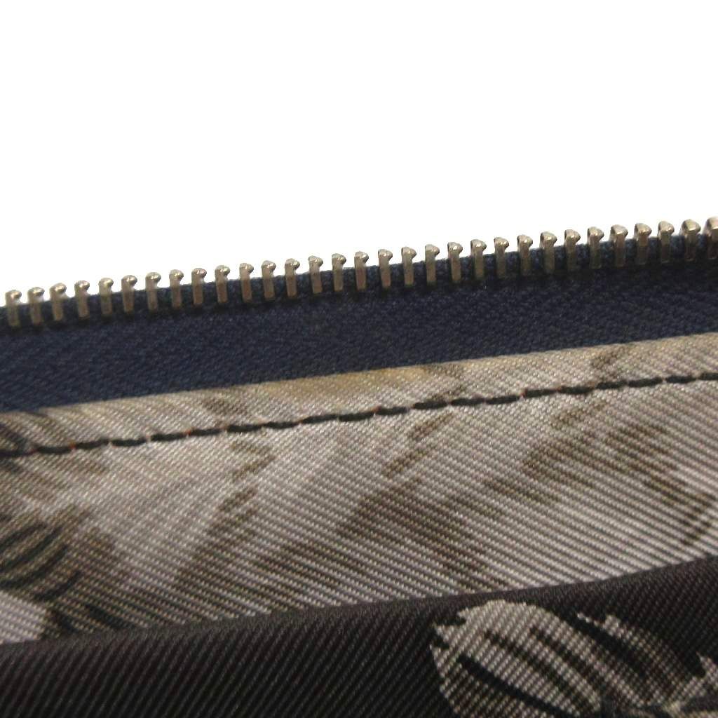 Hermes Azap Long Silk in Wallet Leather Navy — view 6