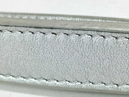 Celine Shoulder Bag C Charm Silver Leather Gold — view 4