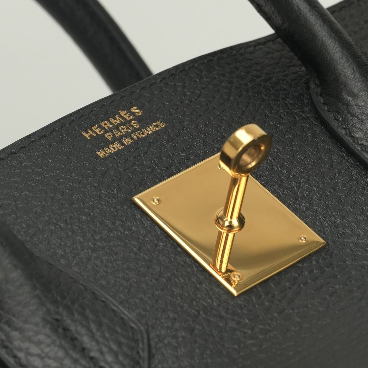 Hermes Birkin 35 Tote Noir Black Gold — view 8