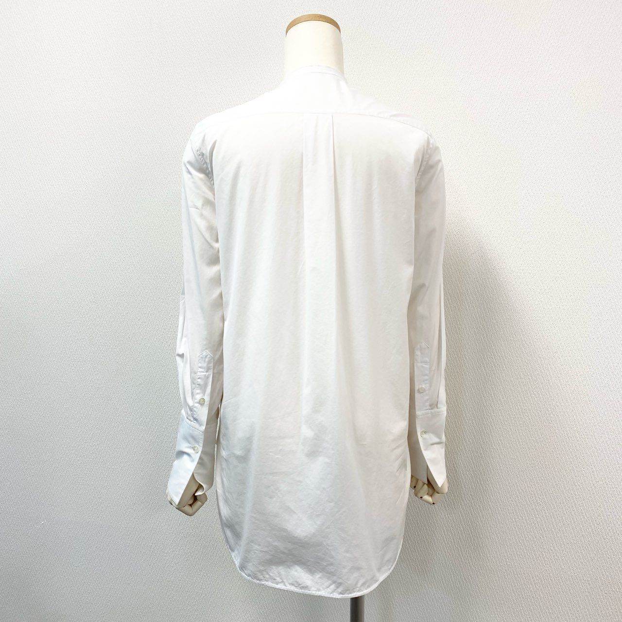 Celine Phoebe Philo Era Tuxedo Shirt Cutoff Color Long Sleeve 2 34 White Cotton — view 3