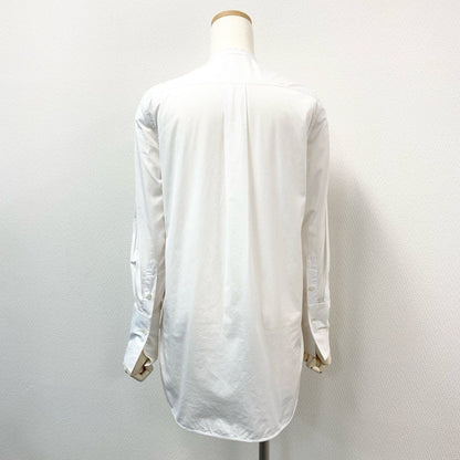 Celine Phoebe Philo Era Tuxedo Shirt Cutoff Color Long Sleeve 2 34 White Cotton — view 3