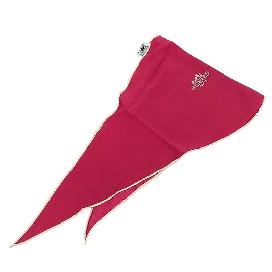 Hermes Diamond Shawl Scarf Losange Silk 100% Pink