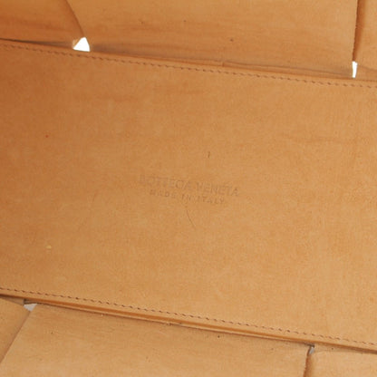 Bottega Veneta Maxi Intrecciato Arco Leather Tote Beige — view 7