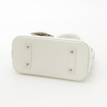 Louis Vuitton Yayoi Kusama Epi Alma BB Handbag Reactive White — view 5