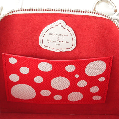 Louis Vuitton Yayoi Kusama Epi Alma BB Handbag Reactive White — view 7