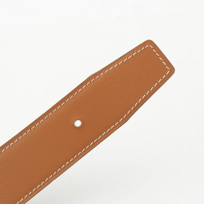 Hermes Swift Taurillon Reversible 32 Belt Leather Part Only Natural Sage — view 6