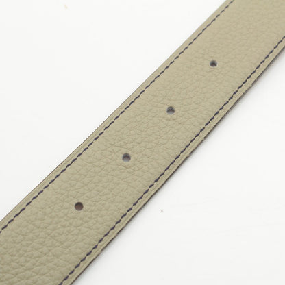 Hermes Swift Taurillon Reversible 32 Belt Leather Part Only Natural Sage — view 5