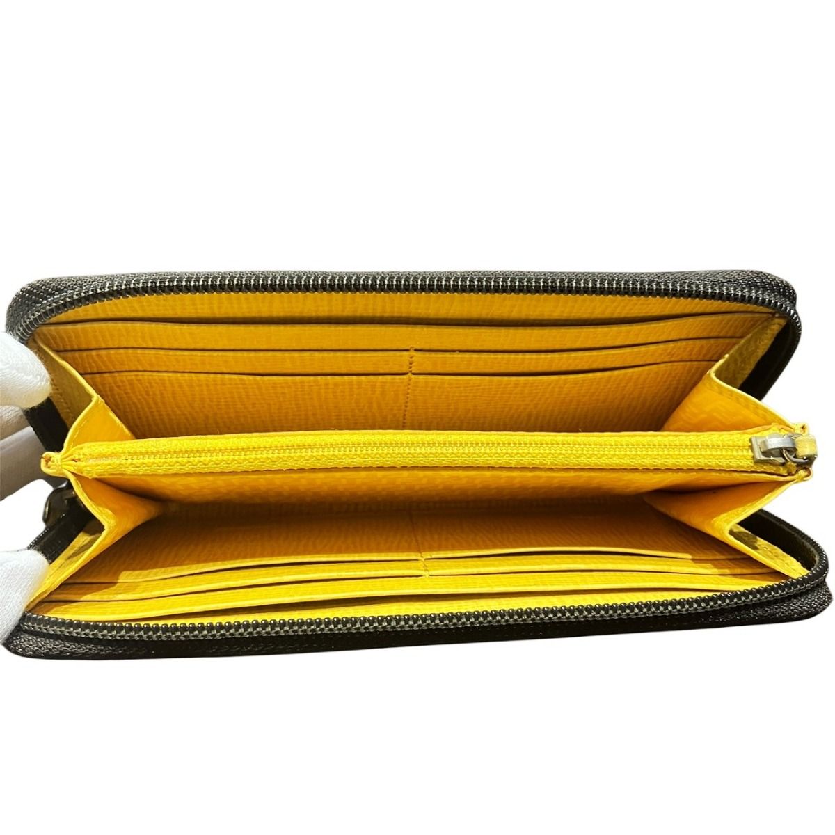 Fendi Zip Around Zucca Wallet — view 3