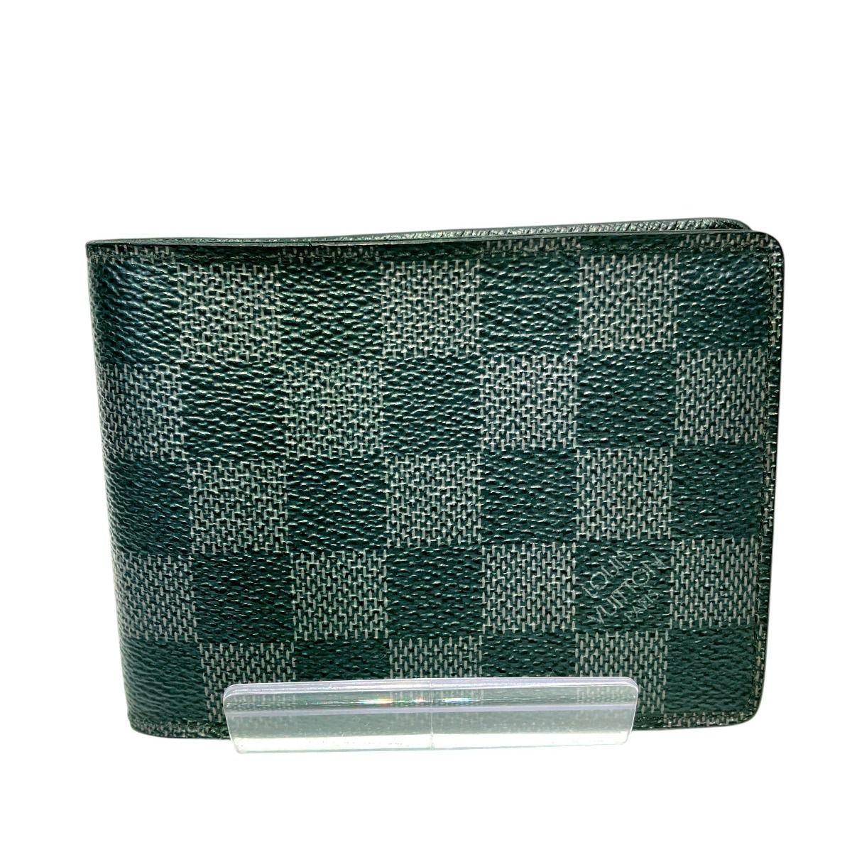 Louis Vuitton Portefeuille Multiple Damier Graphite Billfold Canvas Wallet — view 2