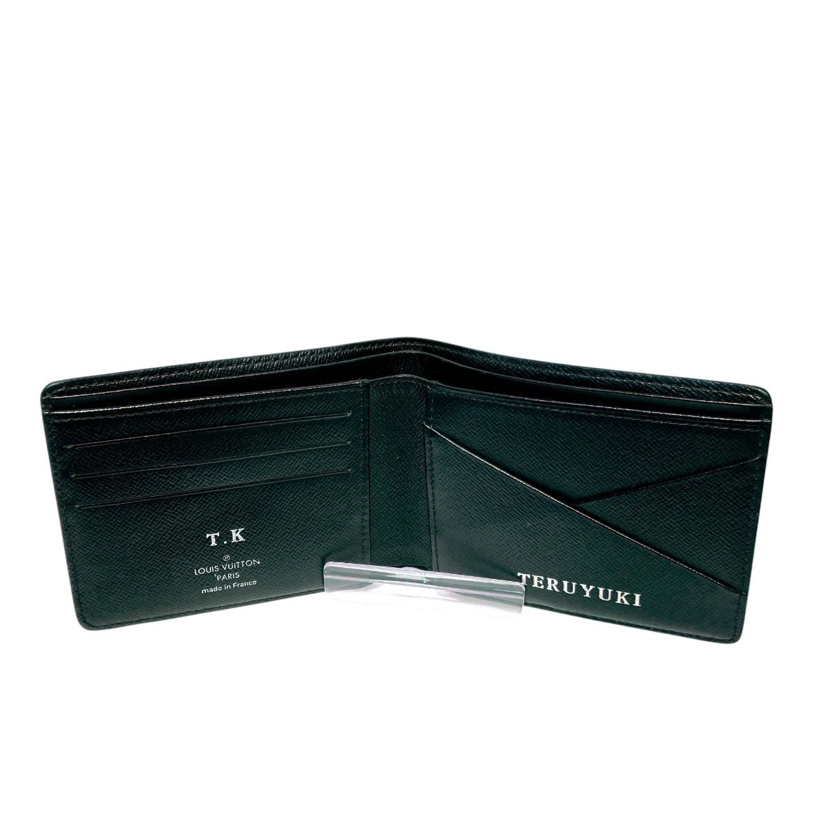 Louis Vuitton Portefeuille Multiple Damier Graphite Billfold Canvas Wallet — view 3