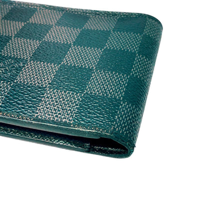 Louis Vuitton Portefeuille Multiple Damier Graphite Billfold Canvas Wallet — view 6