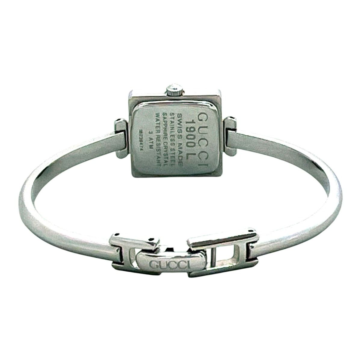 Gucci Bangle Watch SS Quartz Pink Shell Dial — view 6