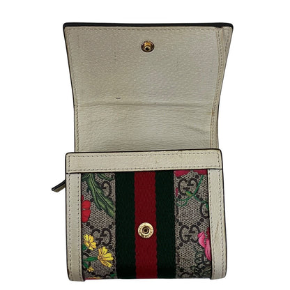 Gucci Ophidia Compact Wallet GG Supreme Bifold Canvas Leather — view 3