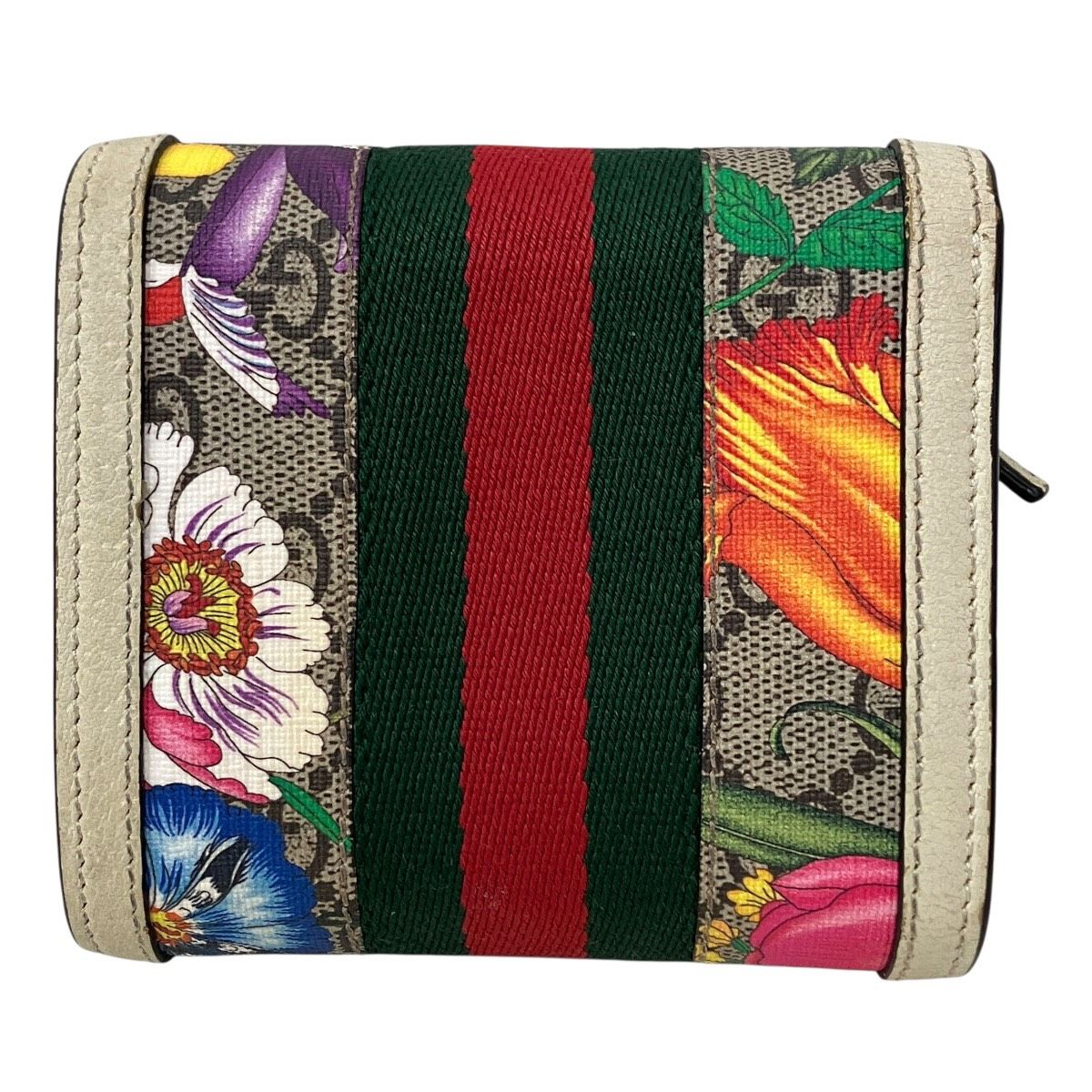 Gucci Ophidia Compact Wallet GG Supreme Bifold Canvas Leather — view 2
