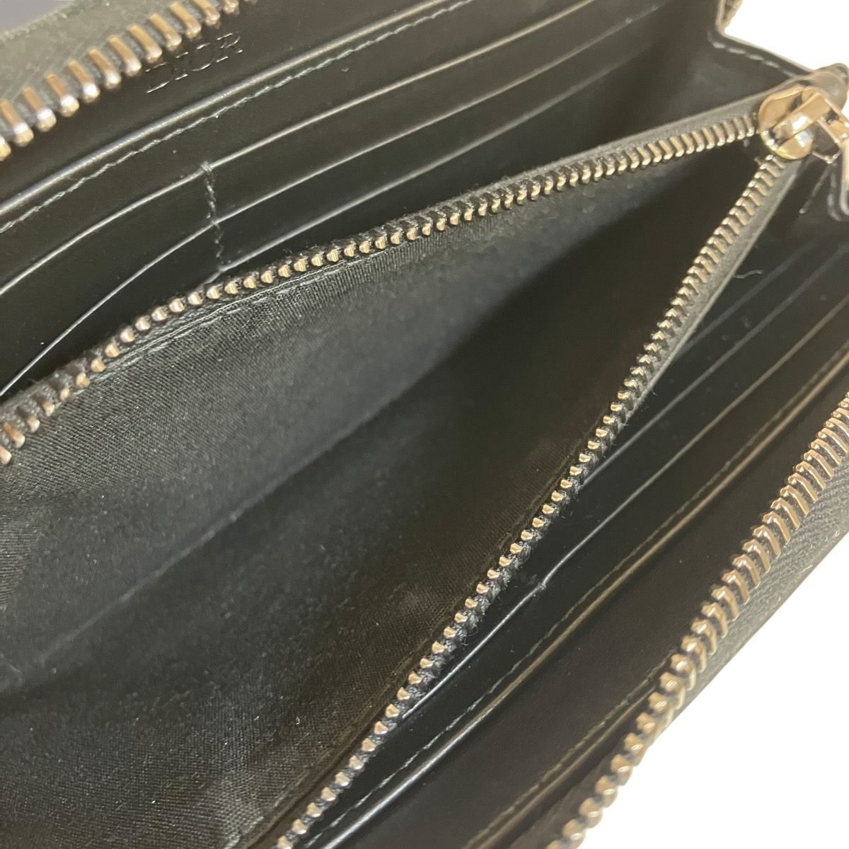 Dior Saddle Long Zip Wallet Cotton Canvas Calf Technical Fabric — view 6