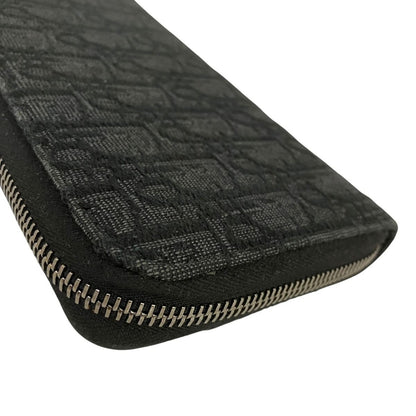 Dior Saddle Long Zip Wallet Cotton Canvas Calf Technical Fabric — view 9
