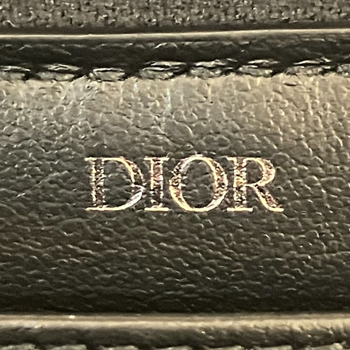 Dior Saddle Long Zip Wallet Cotton Canvas Calf Technical Fabric — view 4