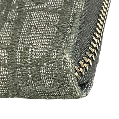 Dior Saddle Long Zip Wallet Cotton Canvas Calf Technical Fabric — view 7