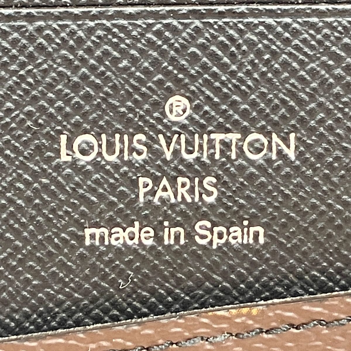 Louis Vuitton Zippy Wallet Vertical Monogram Macassar Canvas Leather — view 4