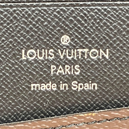 Louis Vuitton Zippy Wallet Vertical Monogram Macassar Canvas Leather — view 4