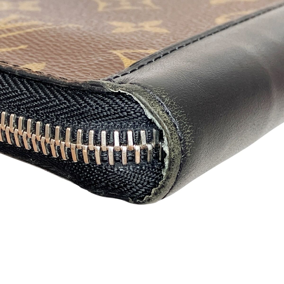 Louis Vuitton Zippy Wallet Vertical Monogram Macassar Canvas Leather — view 7