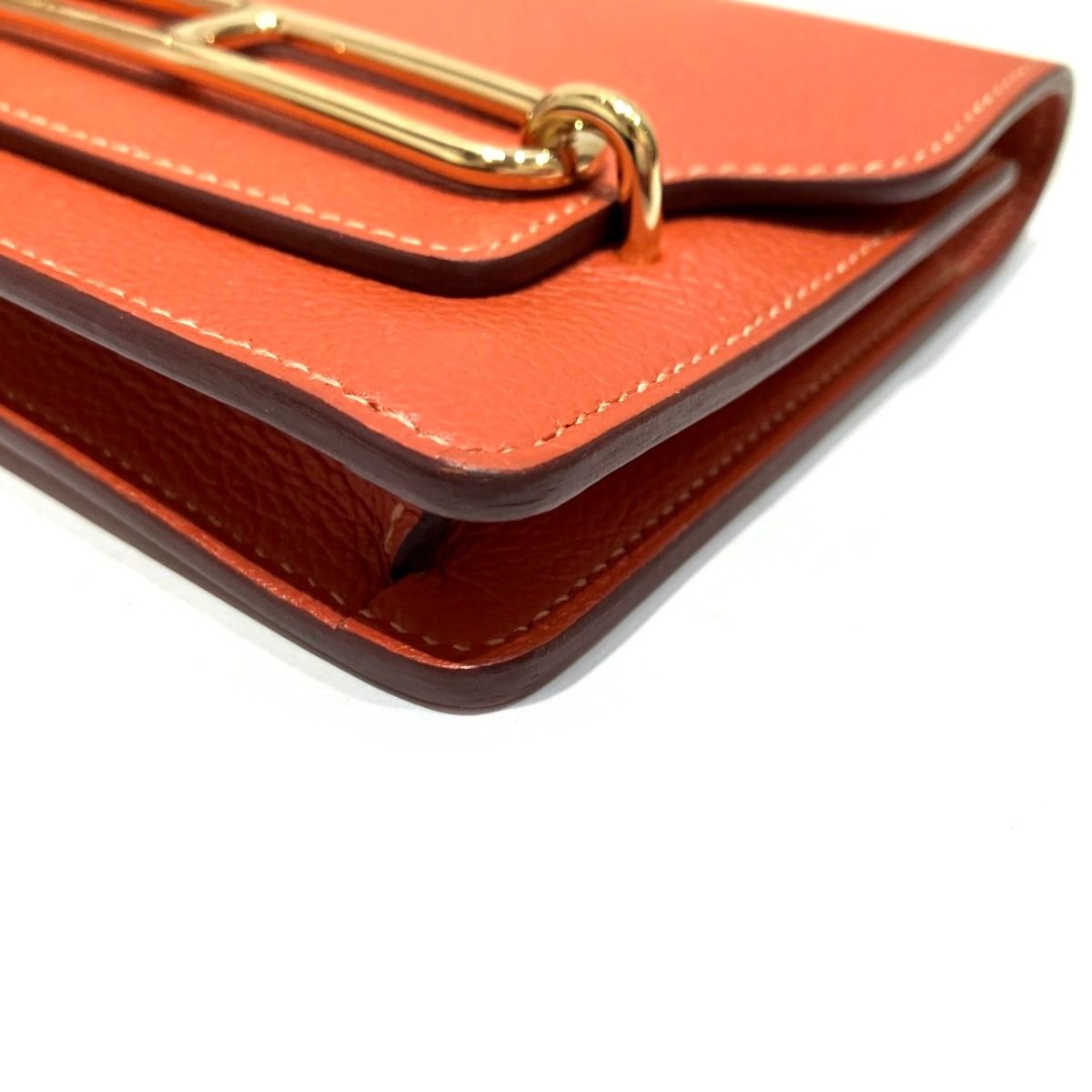 Hermes Roulis Slim Wallet Bi Foldwallet Chevrumizol — view 8