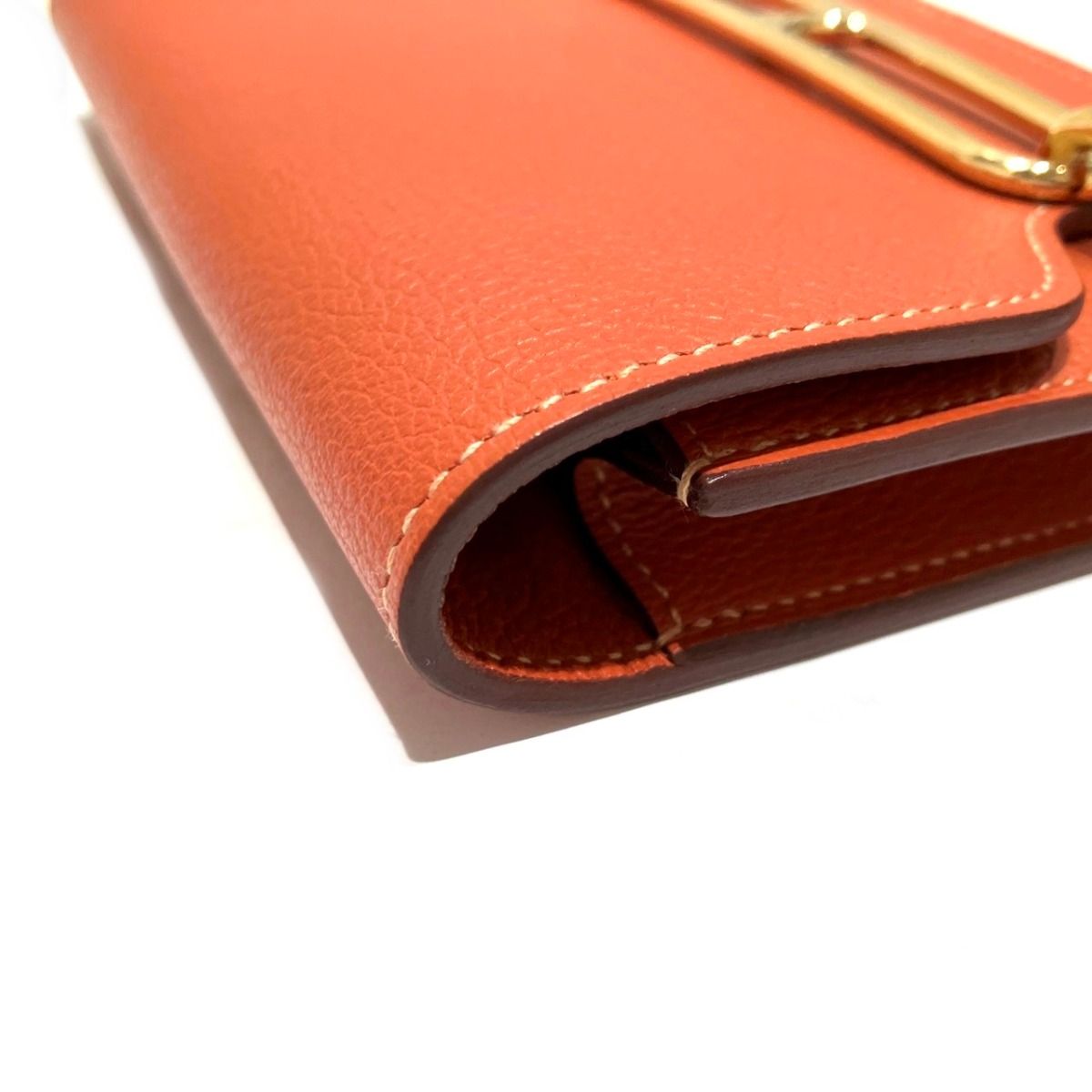 Hermes Roulis Slim Wallet Bi Foldwallet Chevrumizol — view 7