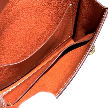Hermes Roulis Slim Wallet Bi Foldwallet Chevrumizol — view 6