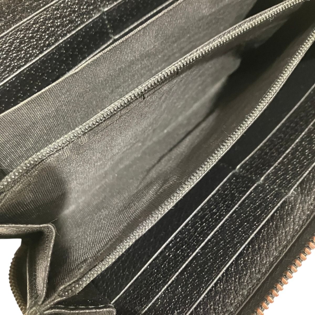 Gucci Bee & Star Round Zip Wallet Leather — view 6