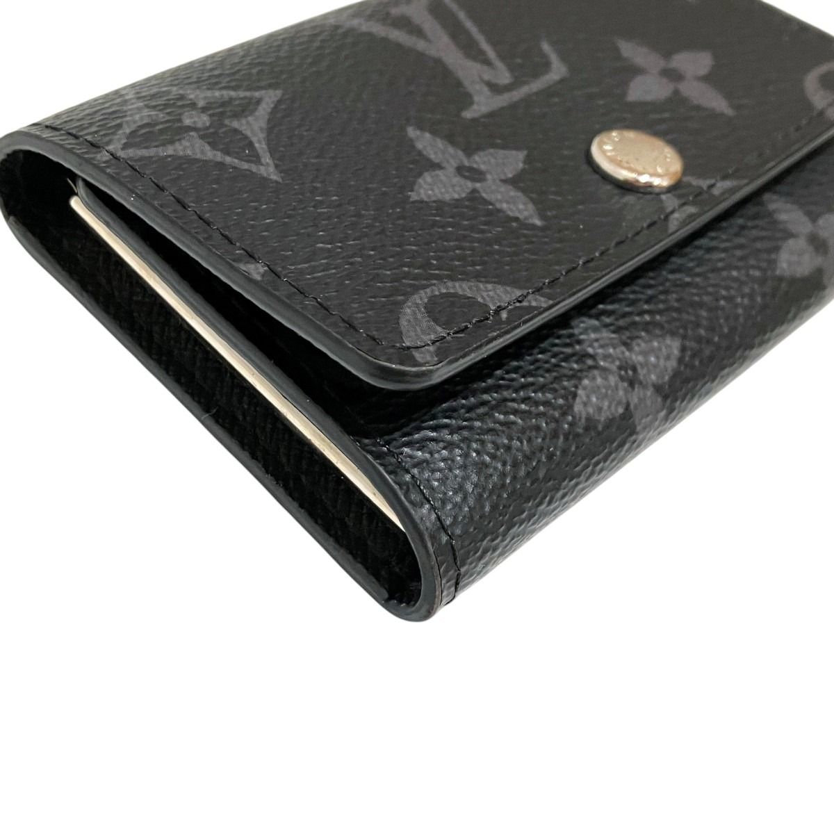 Louis Vuitton Multicles 6 Monogram Eclipse Key Case Canvas Calfleather — view 6