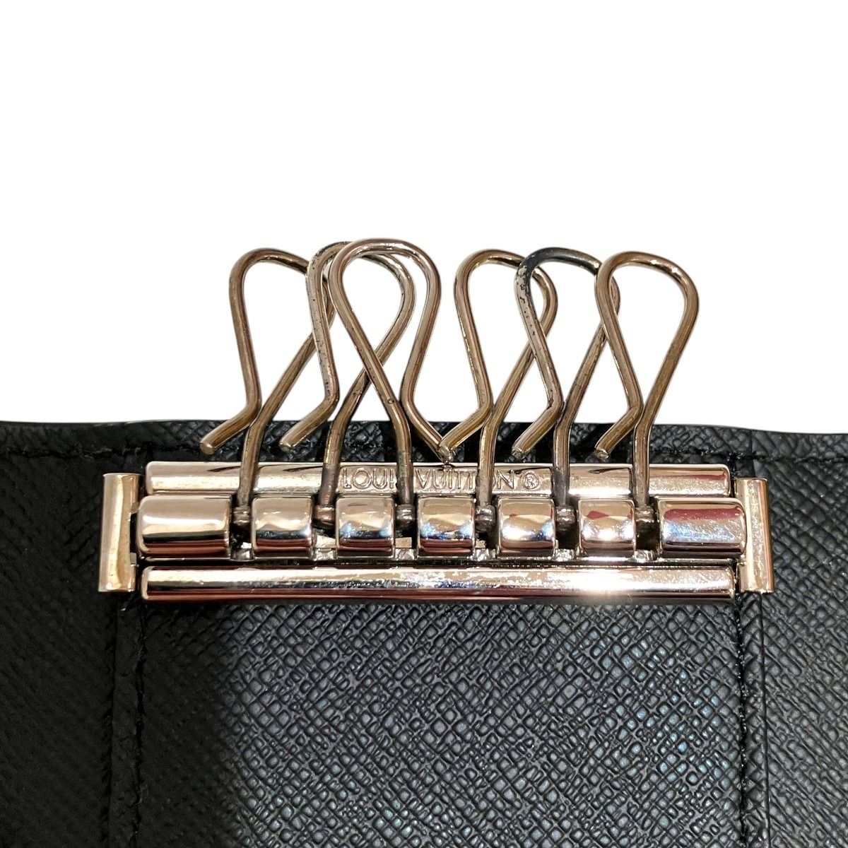Louis Vuitton Multicles 6 Monogram Eclipse Key Case Canvas Calfleather — view 9