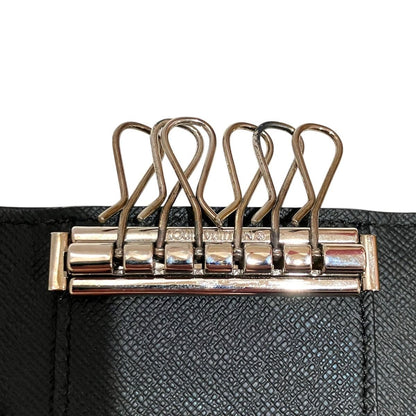 Louis Vuitton Multicles 6 Monogram Eclipse Key Case Canvas Calfleather — view 9