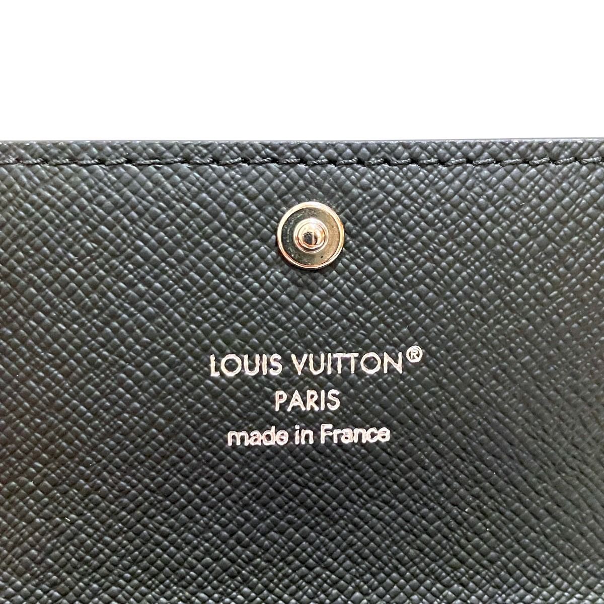 Louis Vuitton Multicles 6 Monogram Eclipse Key Case Canvas Calfleather — view 4