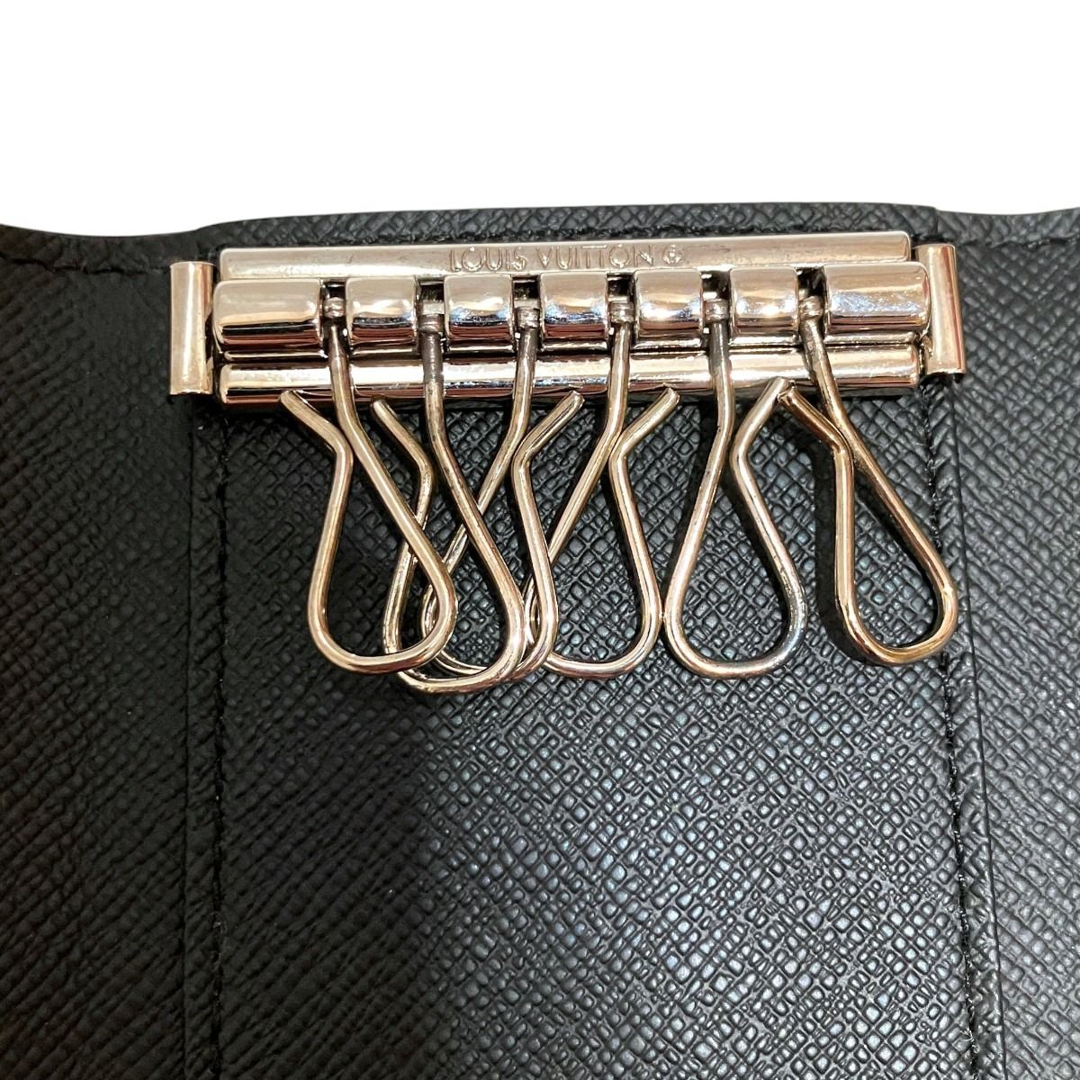 Louis Vuitton Multicles 6 Monogram Eclipse Key Case Canvas Calfleather — view 8